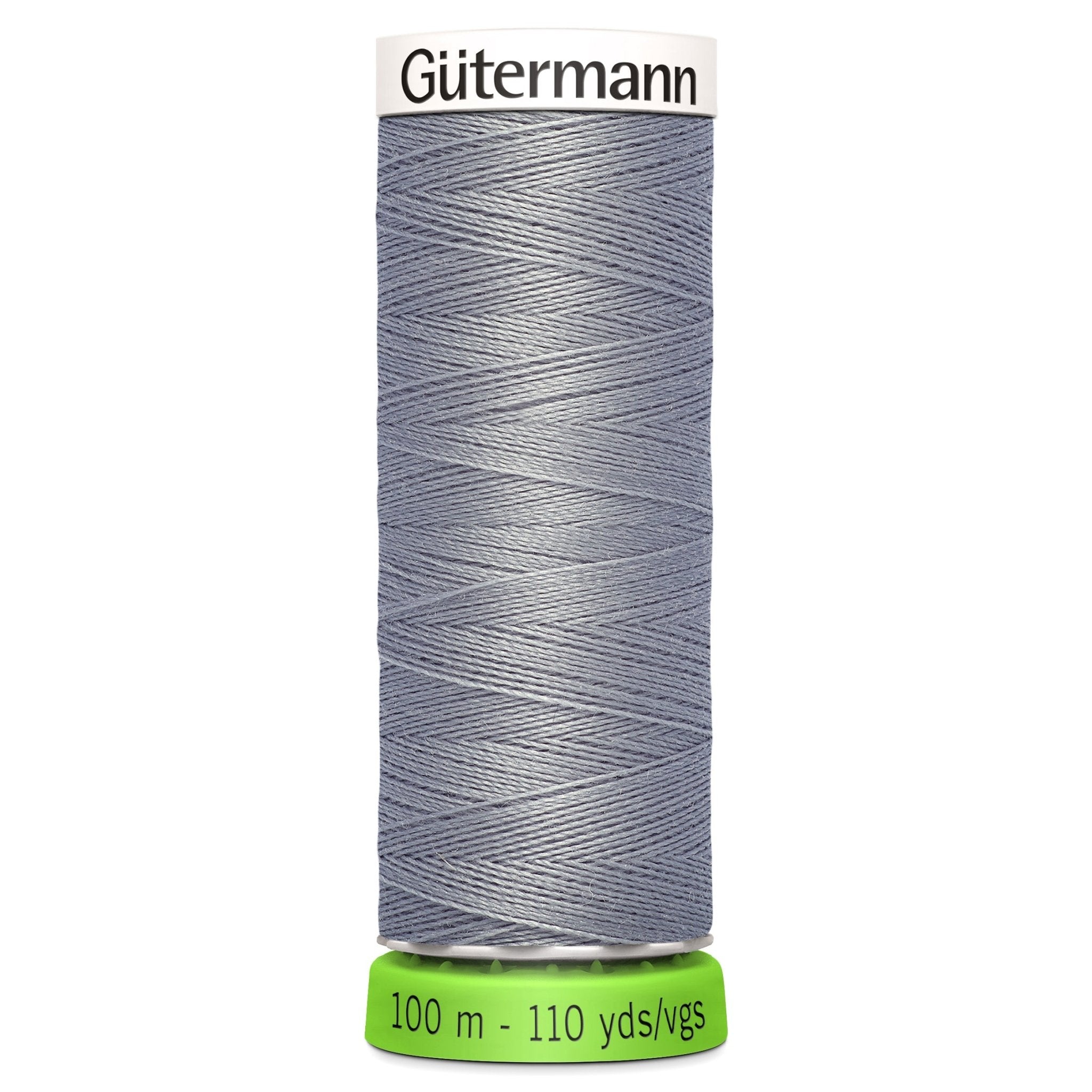 40 Silver Grey - Gütermann Sew All rPET Thread 100m - sewecofabrics