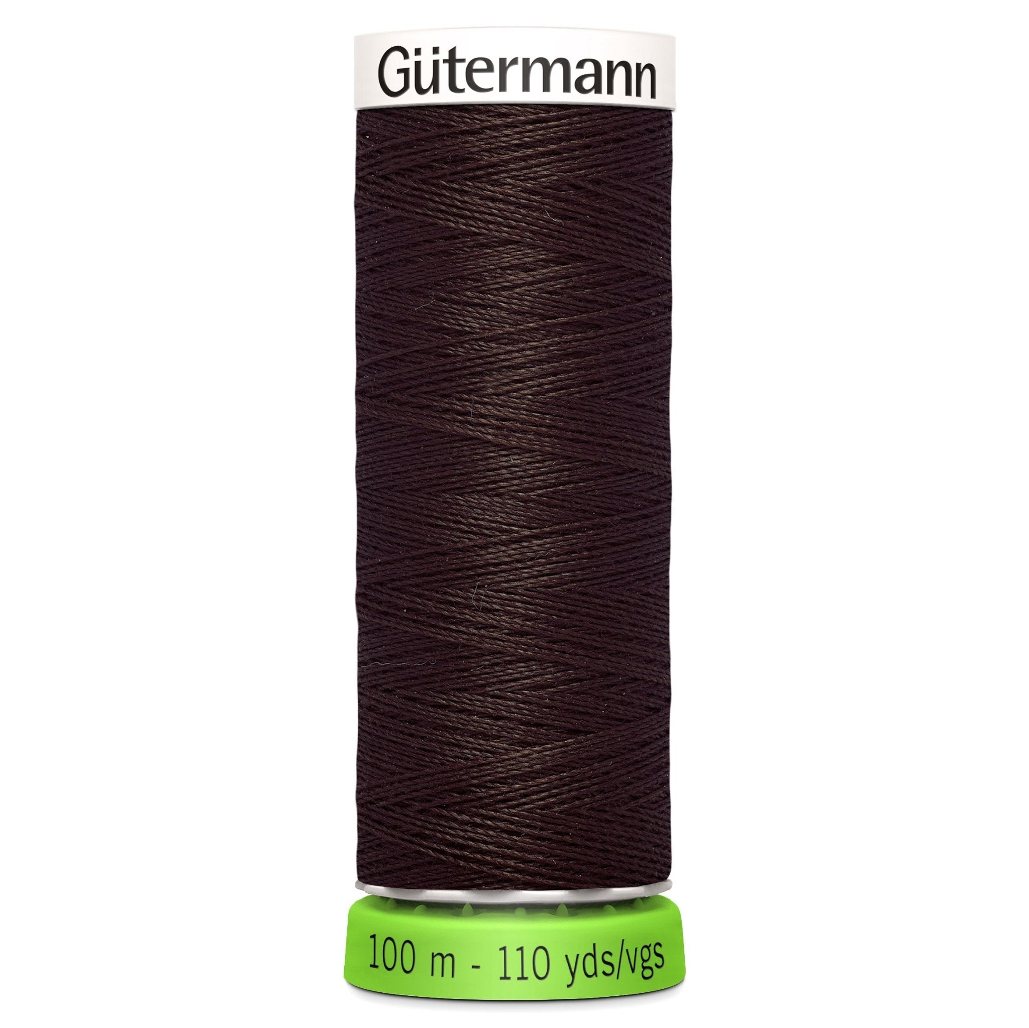 696 Mohogany - Gütermann Sew All rPET Thread 100m - sewecofabrics