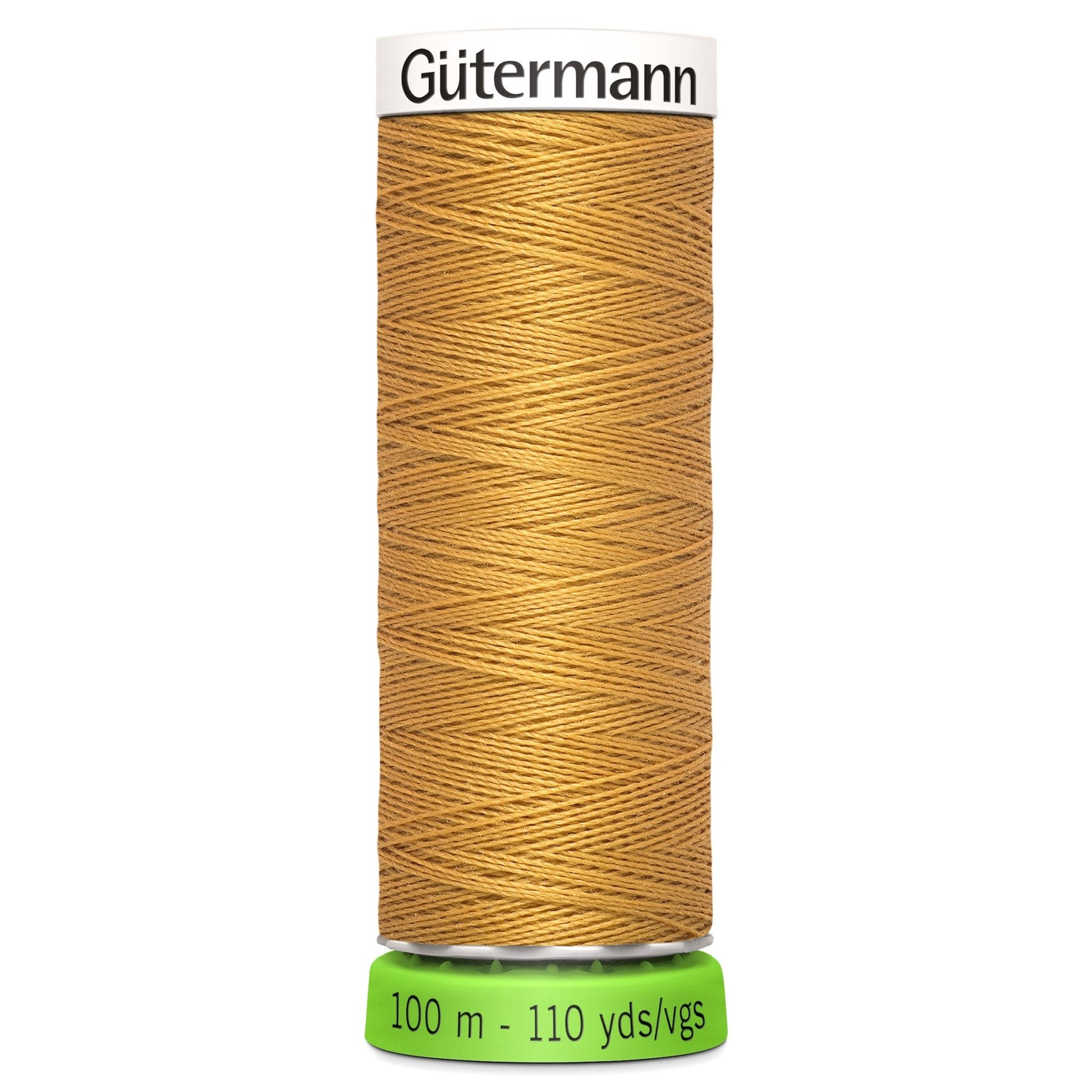 968 Golden Tan - Gütermann Sew All rPET Thread 100m - sewecofabrics