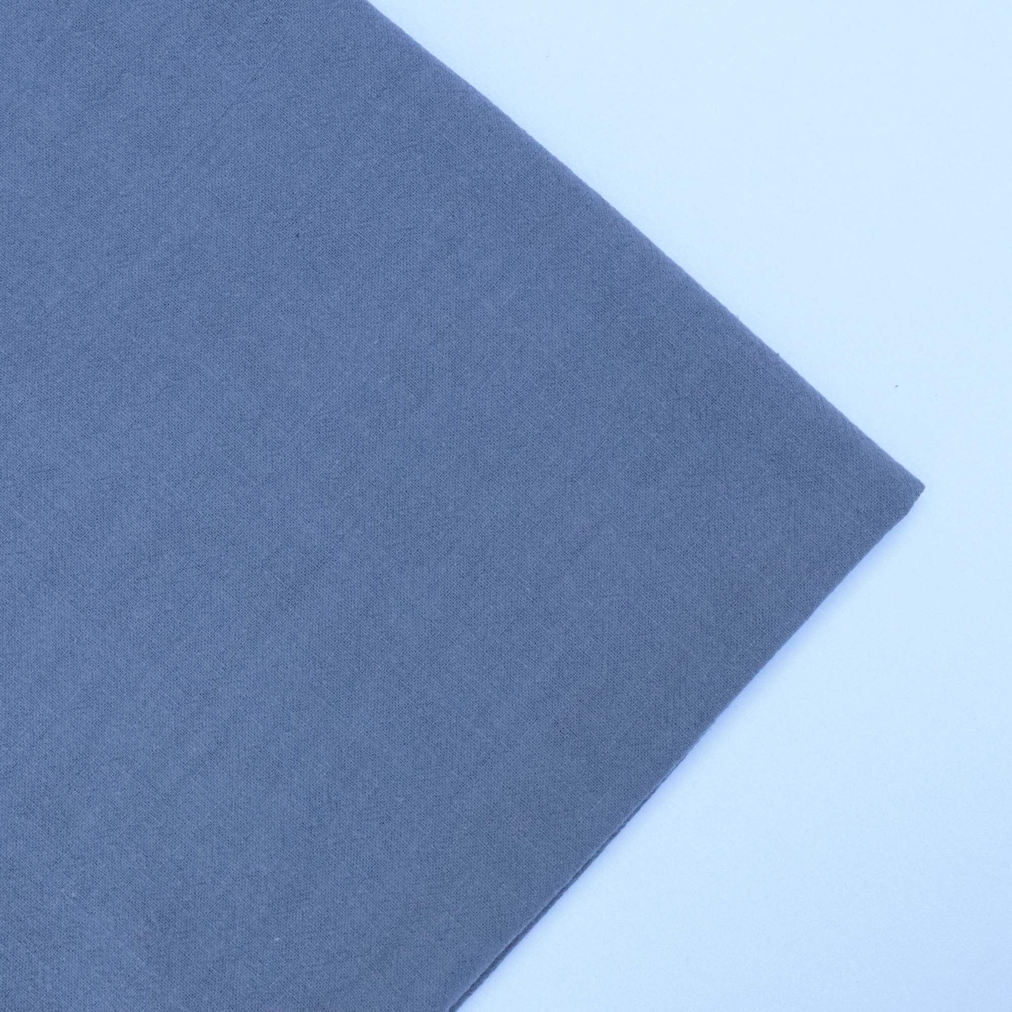 dark grey fabric swatch on a light background