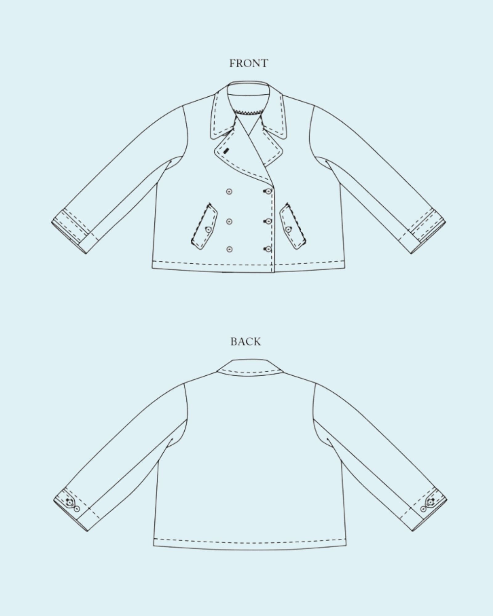 The Denham Jacket, Sewing Pattern from Merchant & Mills (Paper)