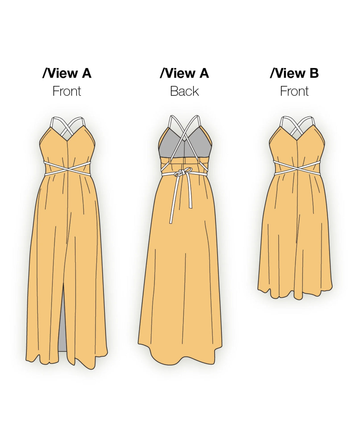 Dovestone Dress, Sewing Pattern from IzzoSew Studio (PDF)