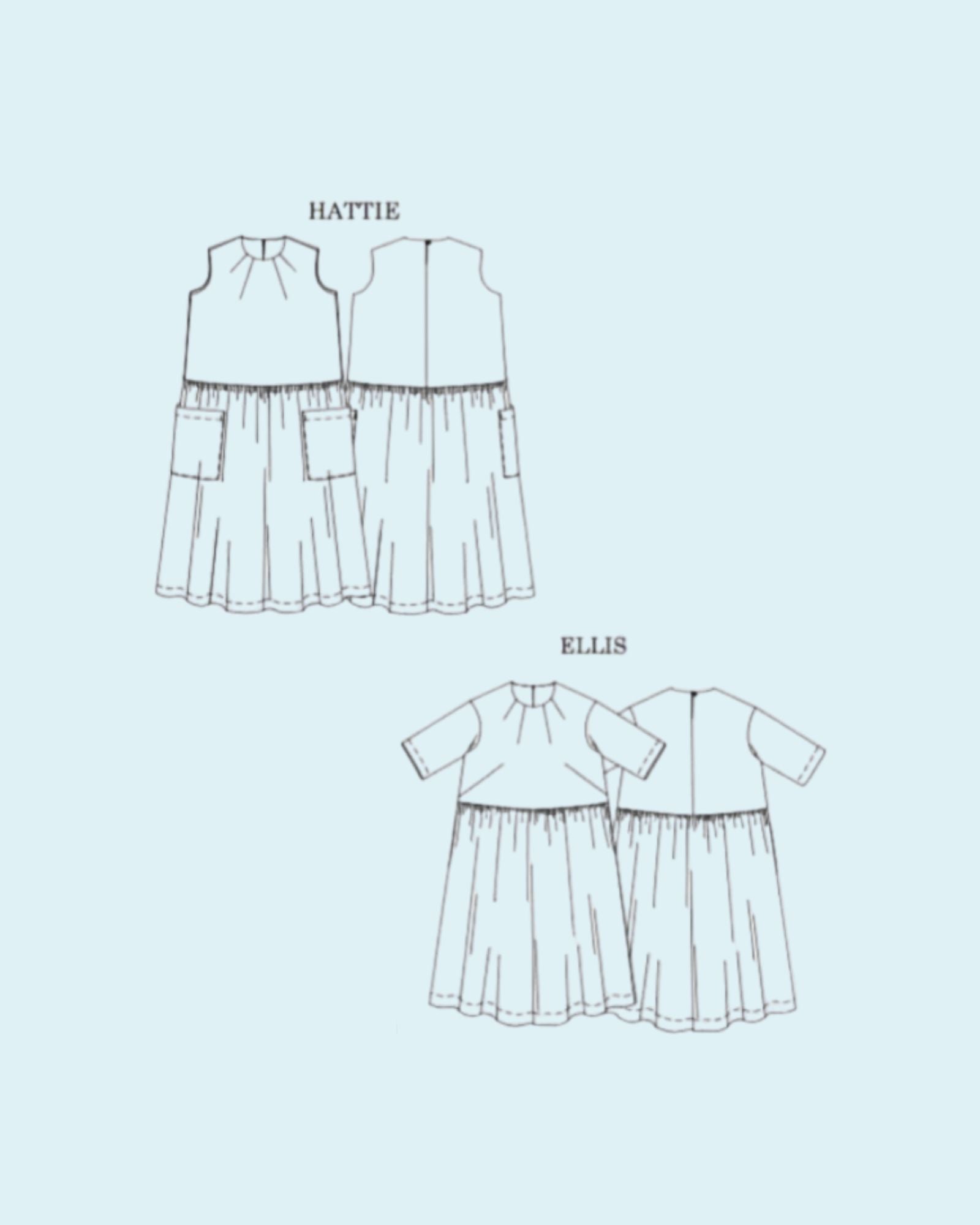 Ellis & Hattie Dress, Sewing Pattern by Merchant & Mills (Paper)