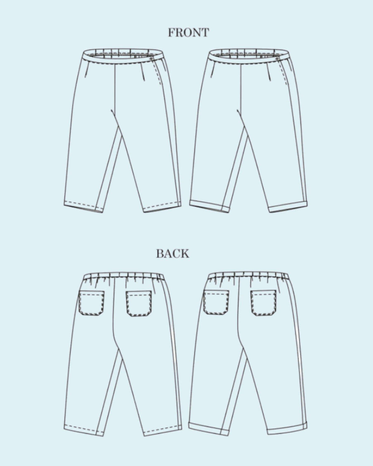 The Eve Trousers, Sewing Pattern from Merchant & Mills (Paper)