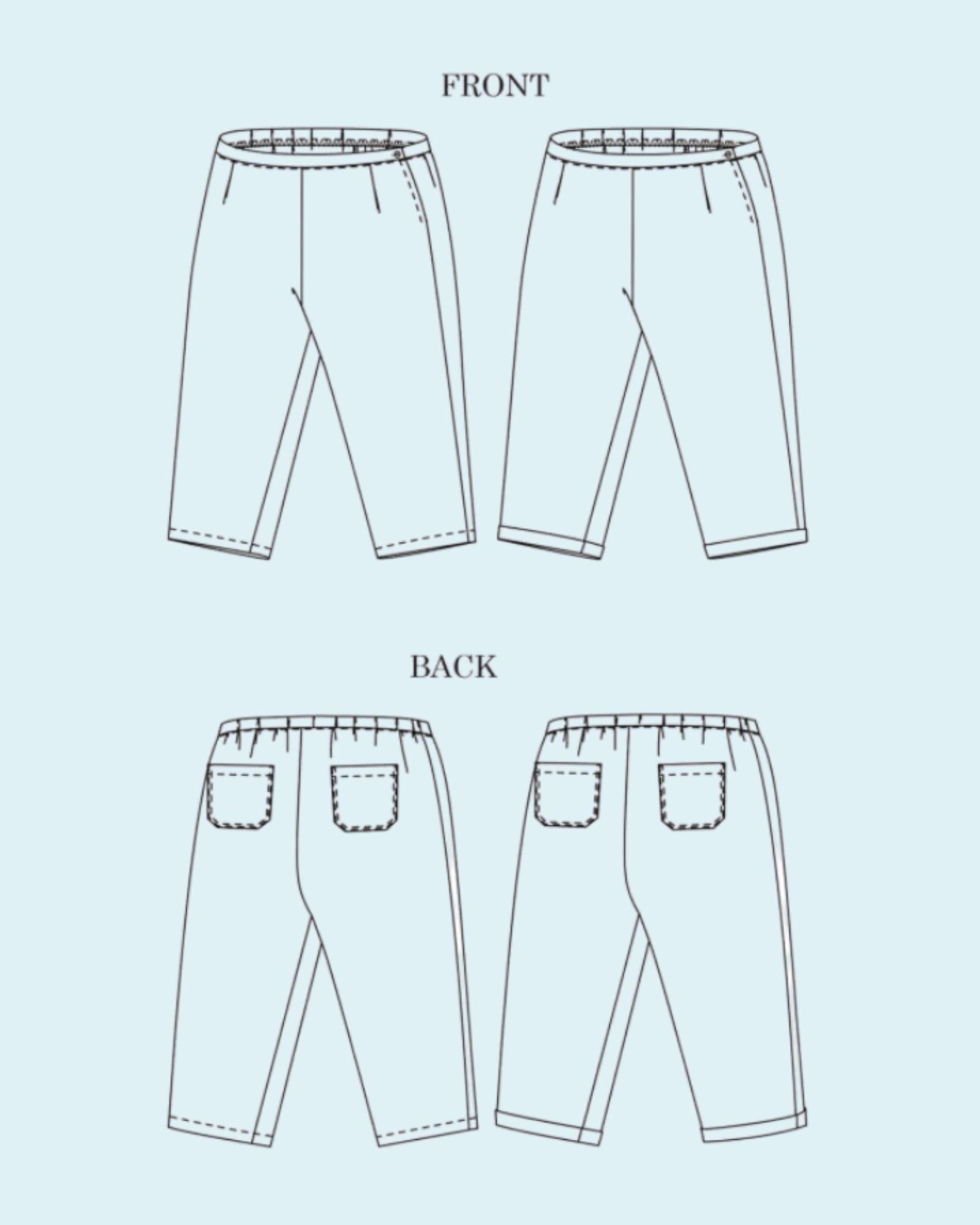 The Eve Trousers, Sewing Pattern from Merchant & Mills (Paper)