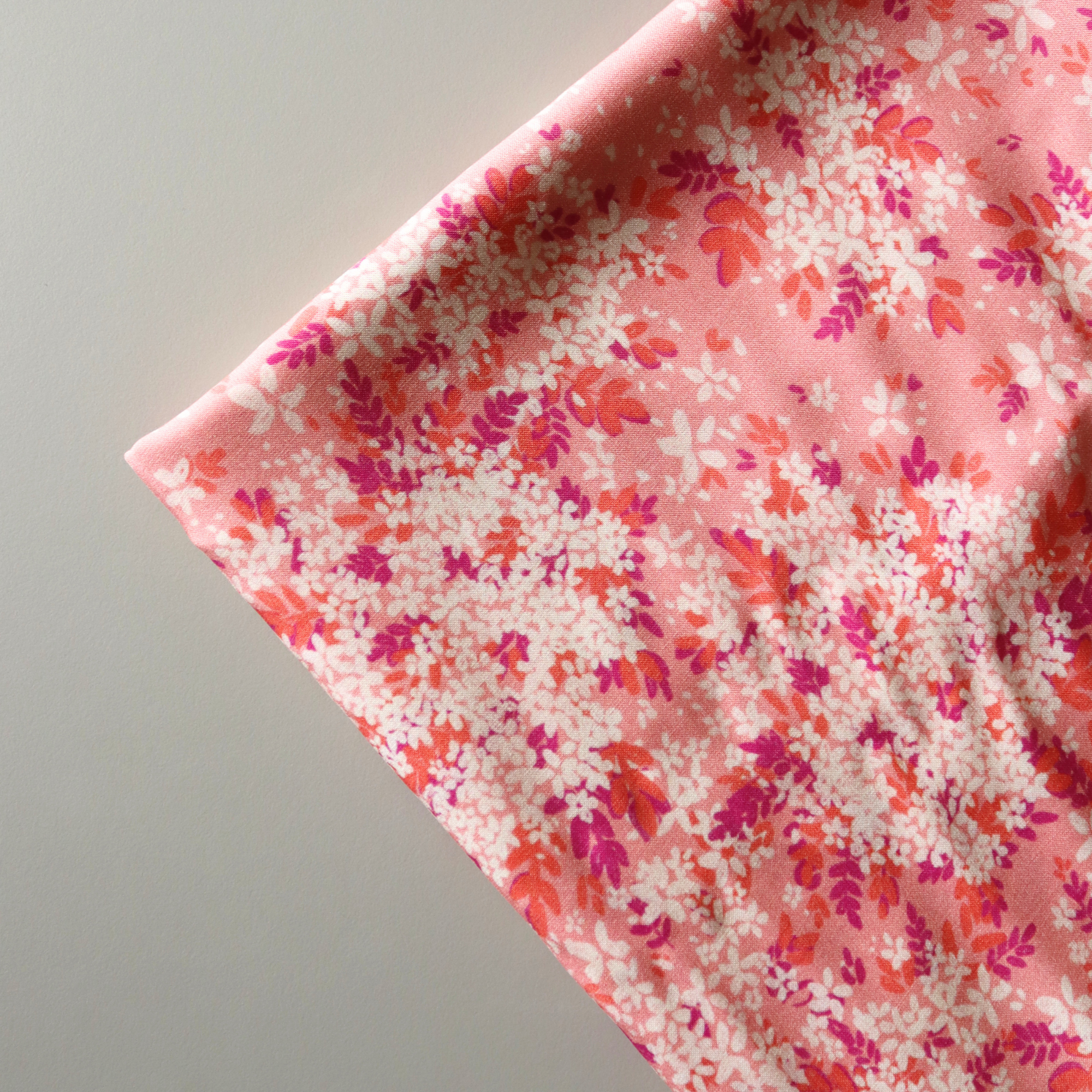 1.10m REMNANT - Serenade Rose Viscose Fabric