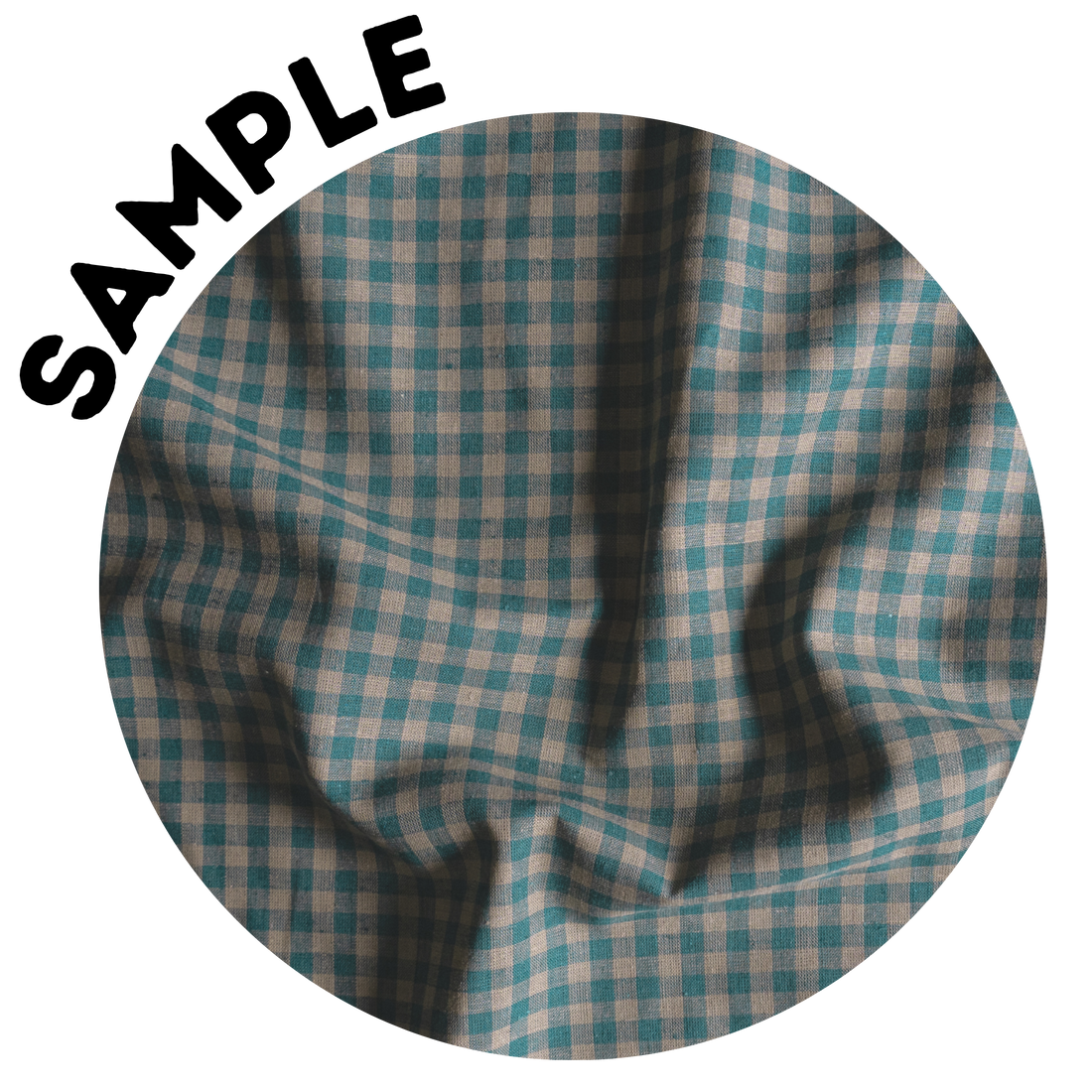 Cotton/Linen - Maria Teal - Fabric Sample
