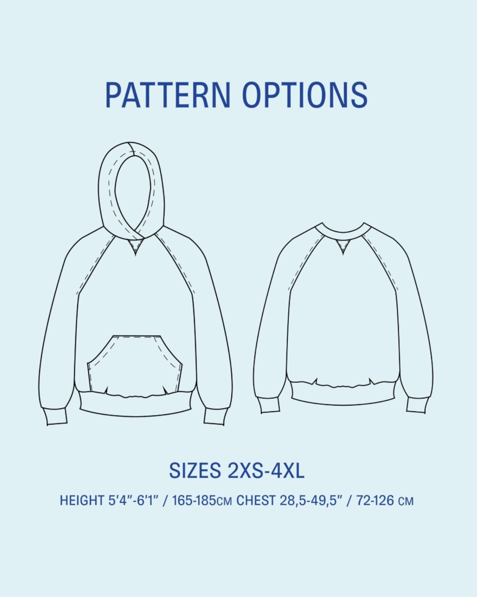 Rebel Sweater, Sewing Pattern from Wardrobe by Me (Paper)