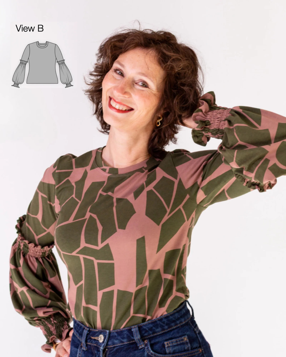 Tansen Top, Sewing Pattern from IzzoSew Studio (PDF)