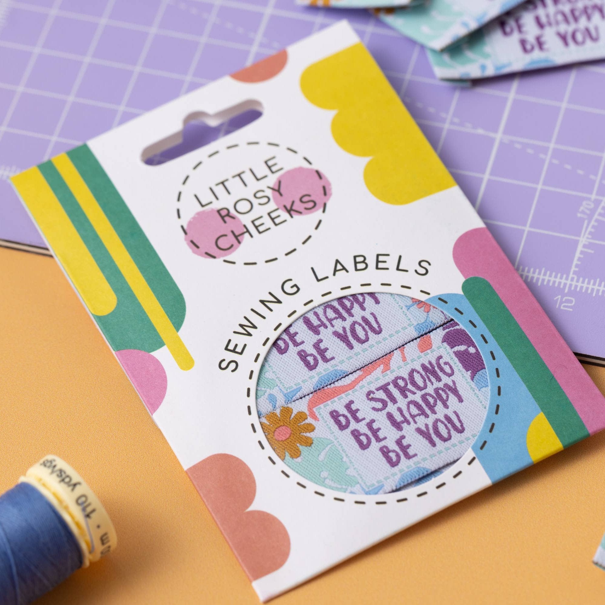 Be You - Little Rosy Cheeks - Sewing Label - sewecofabrics