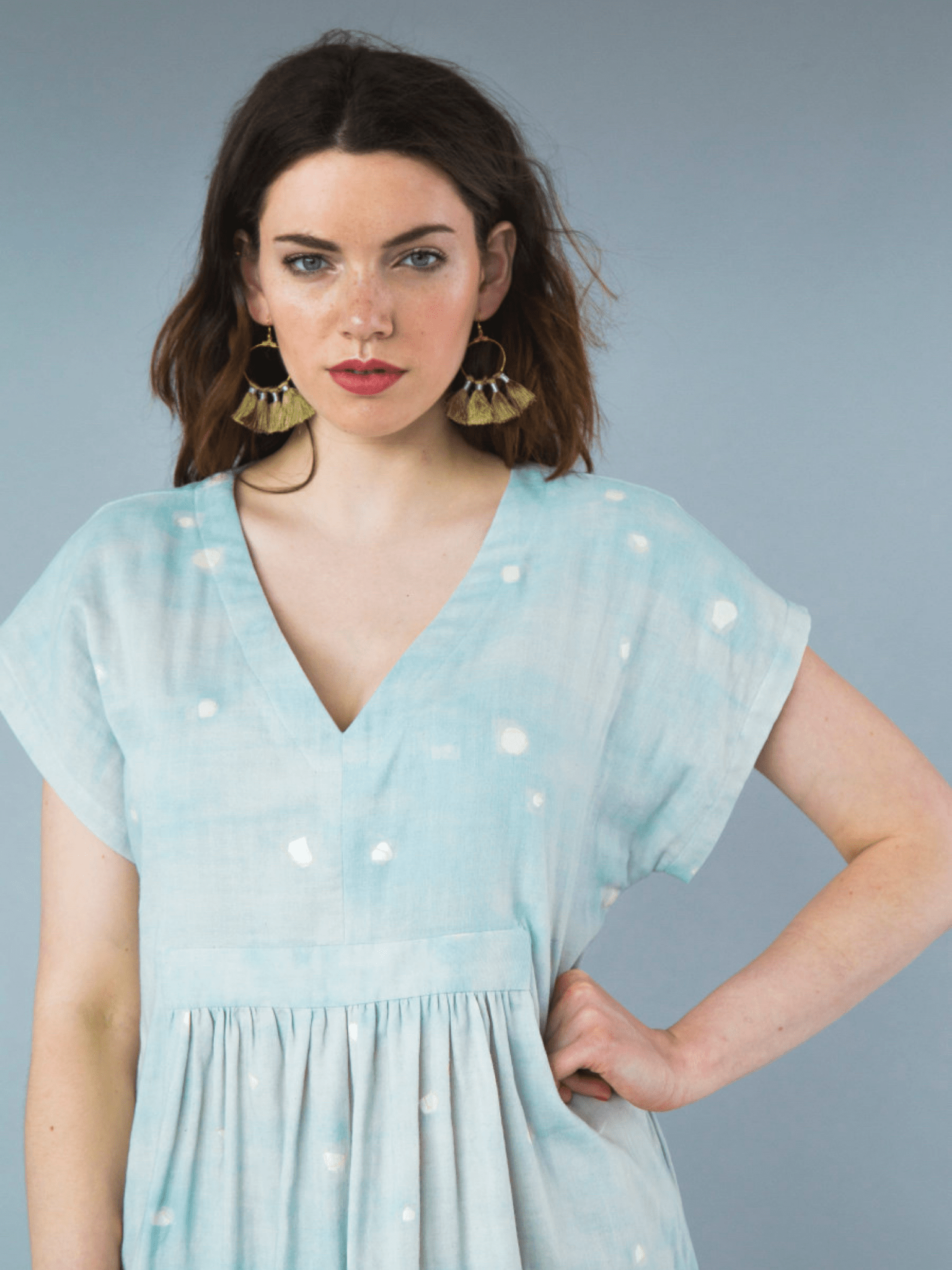 Charlie Caftan - Paper Sewing Pattern - sewecofabrics