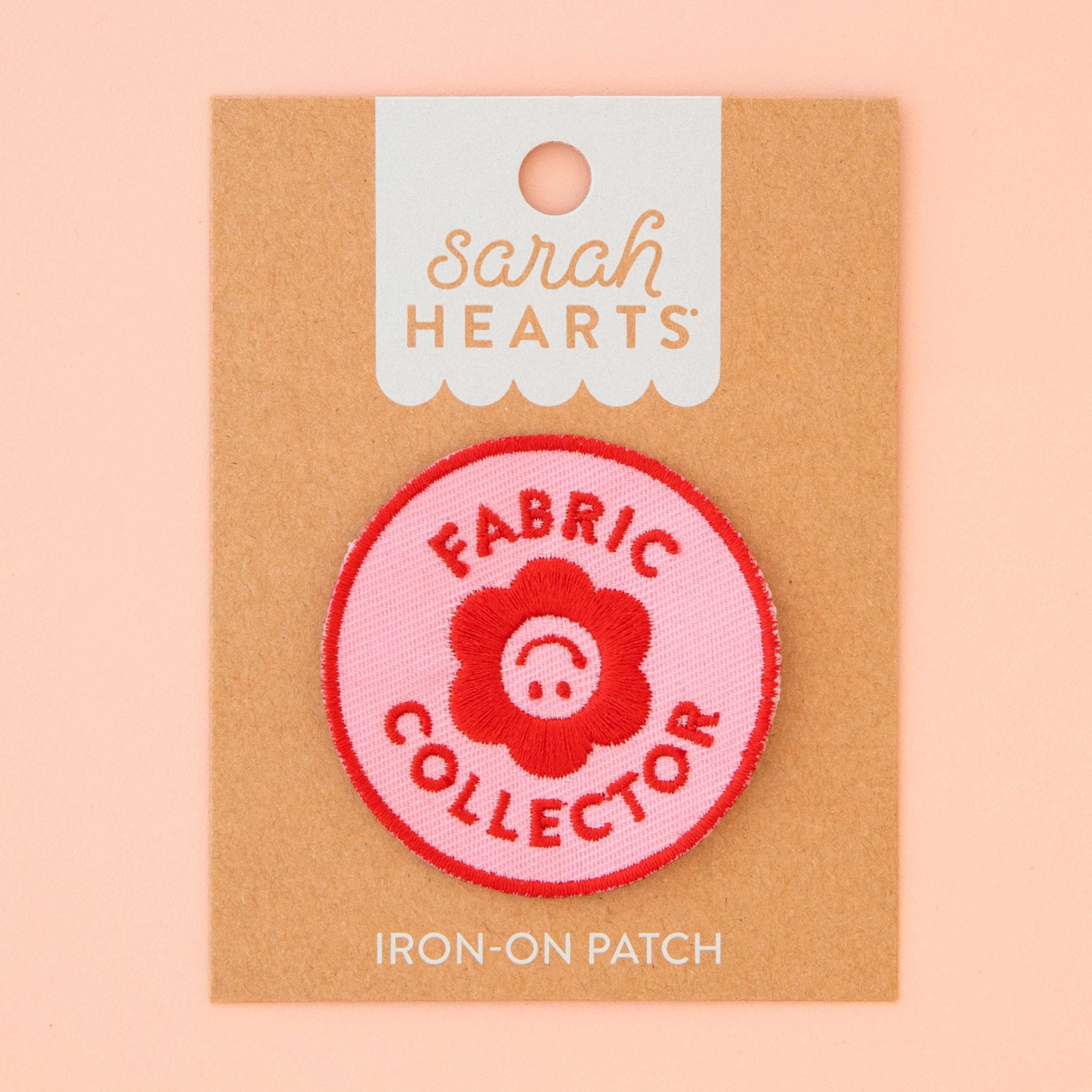 Fabric Collector - Iron On Patch - sewecofabrics