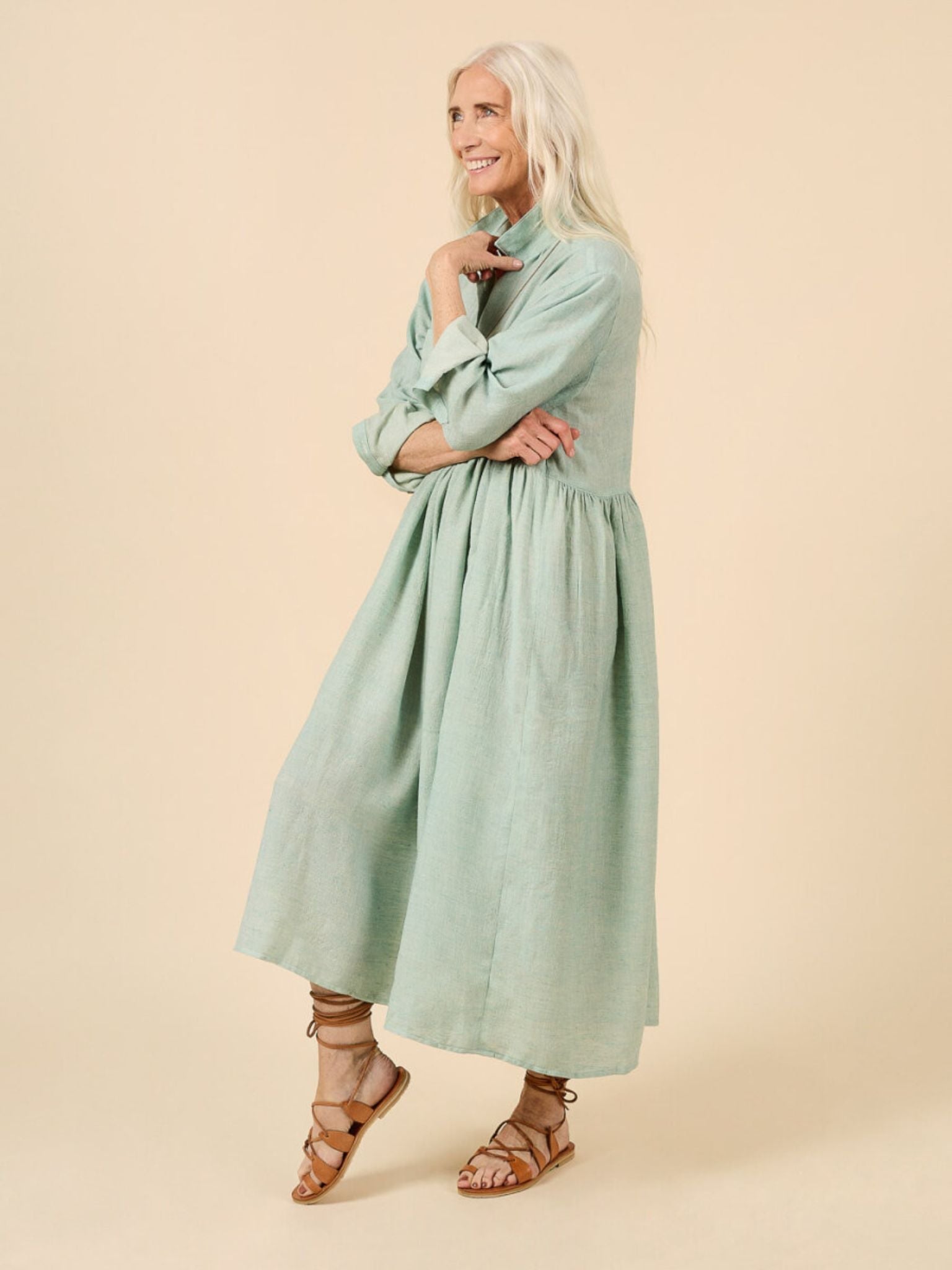 Jenna Button up Shirt and Dress - Paper Sewing Pattern - sewecofabrics
