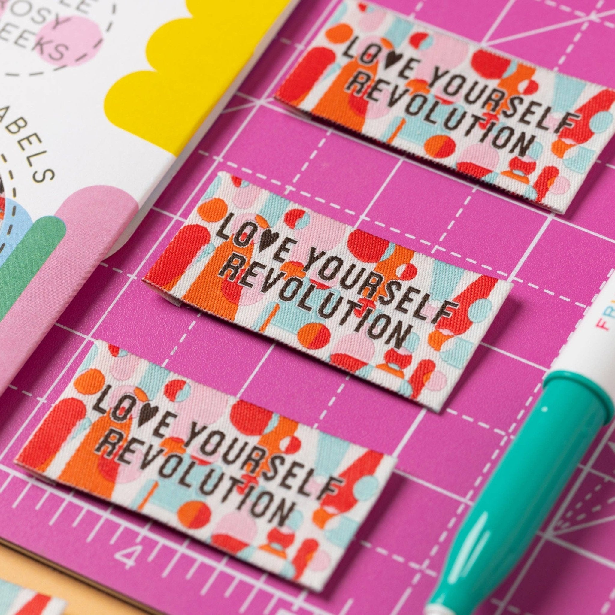 Love Yourself Revolution - Sewing Labels - sewecofabrics