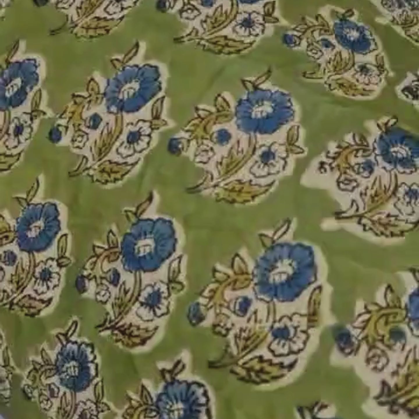 Natty Flower - Indian Block Print Cotton
