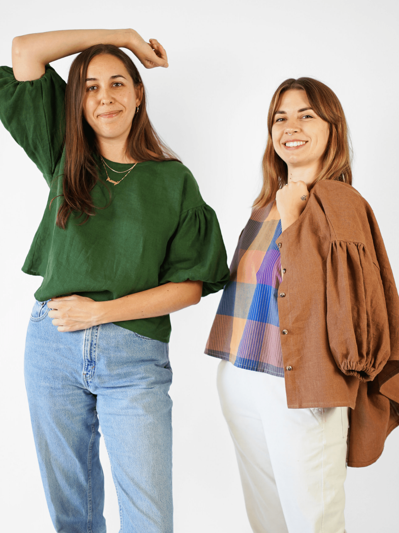 Puff Sleeve Top - PDF Sewing Pattern - sewecofabrics