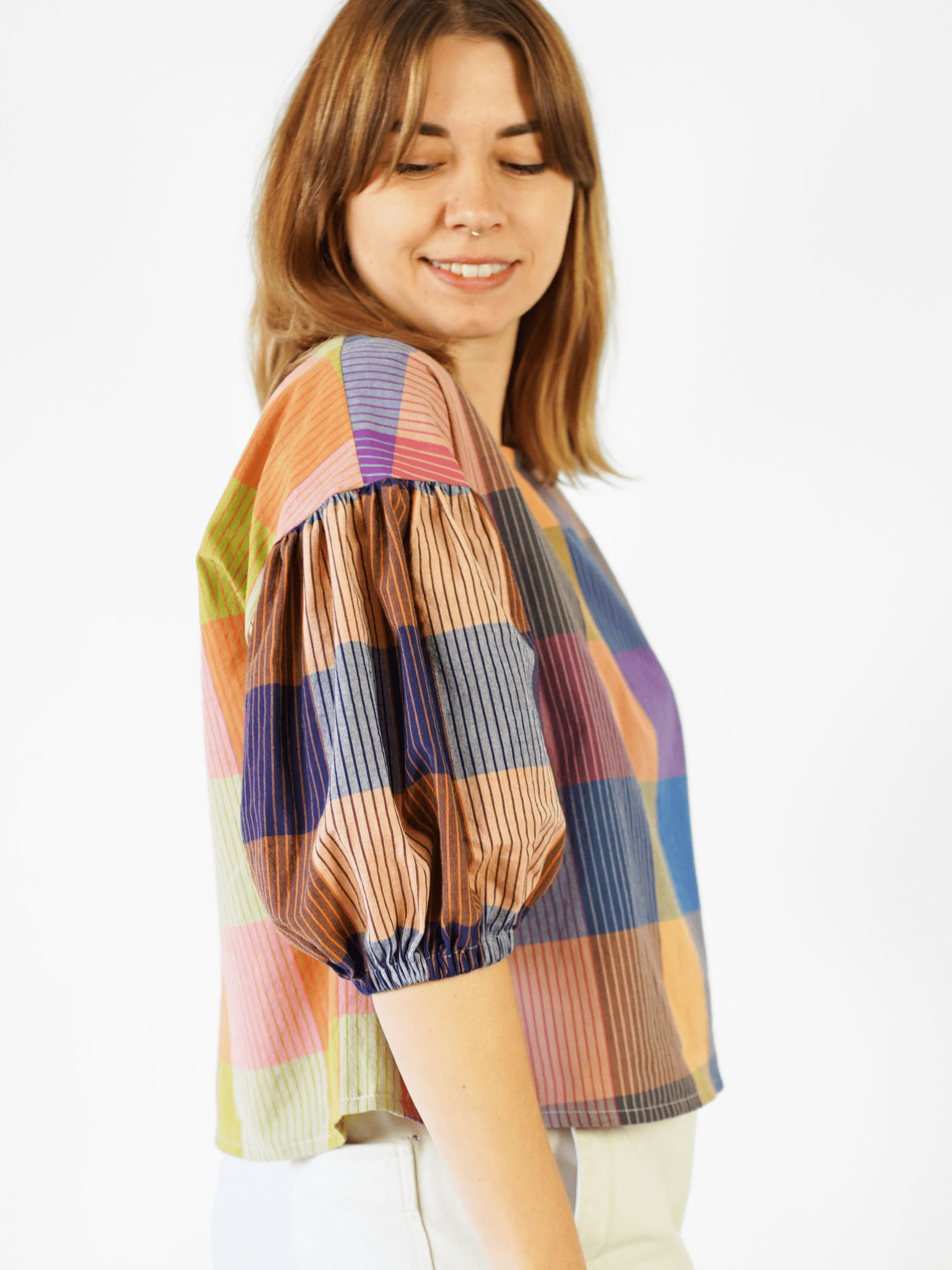 Puff Sleeve Top - PDF Sewing Pattern - sewecofabrics