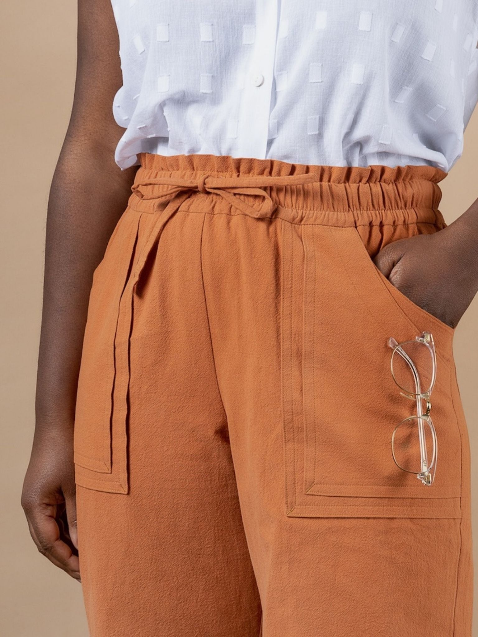Sepia Trousers & Shorts - Paper Sewing Pattern - sewecofabrics