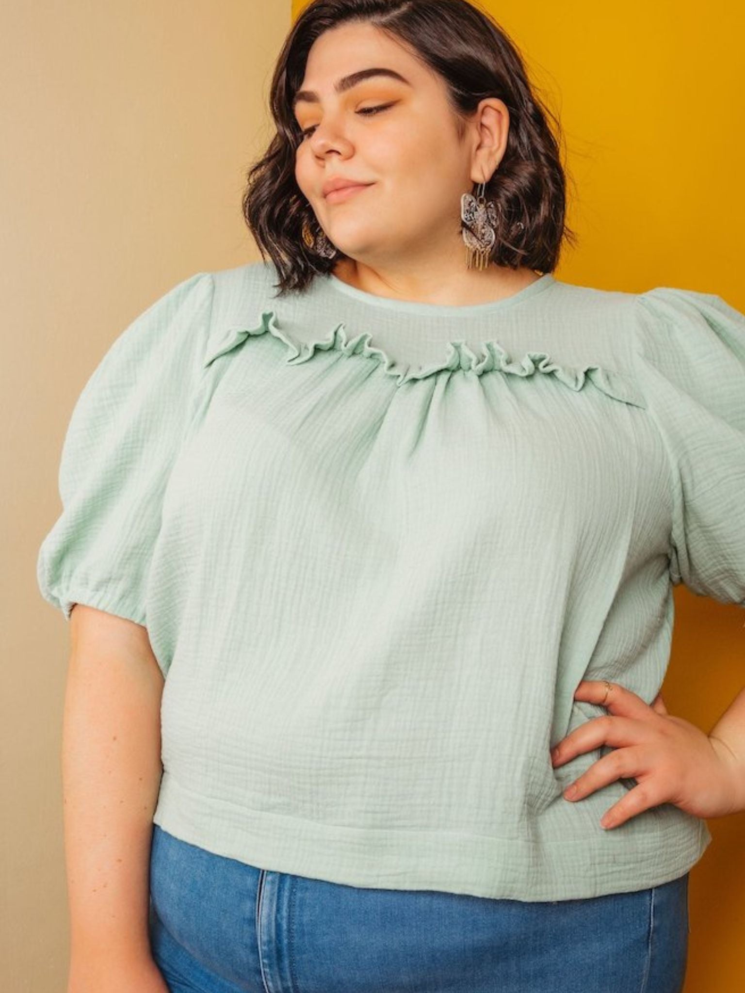 The SageBrush Top - Paper Sewing Pattern - sewecofabrics