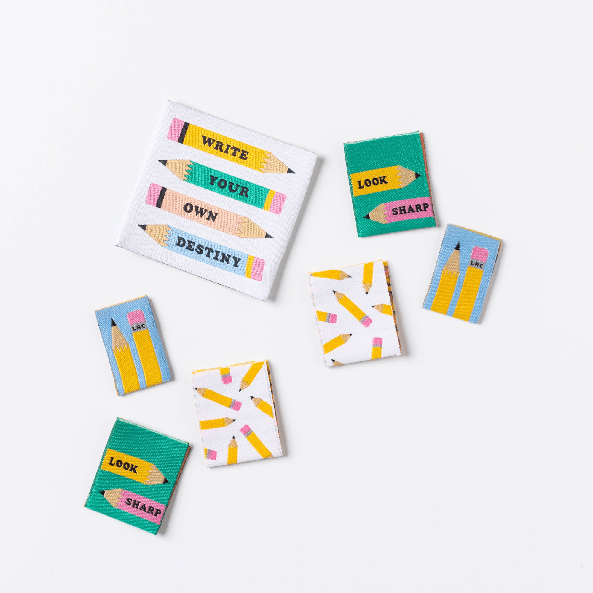 Write Your Own Destiny - Little Rosy Cheeks - Sewing Labels - sewecofabrics