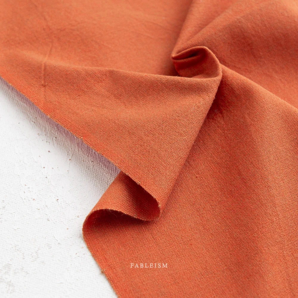 Poppy Watercolour Woven Cotton Fabric