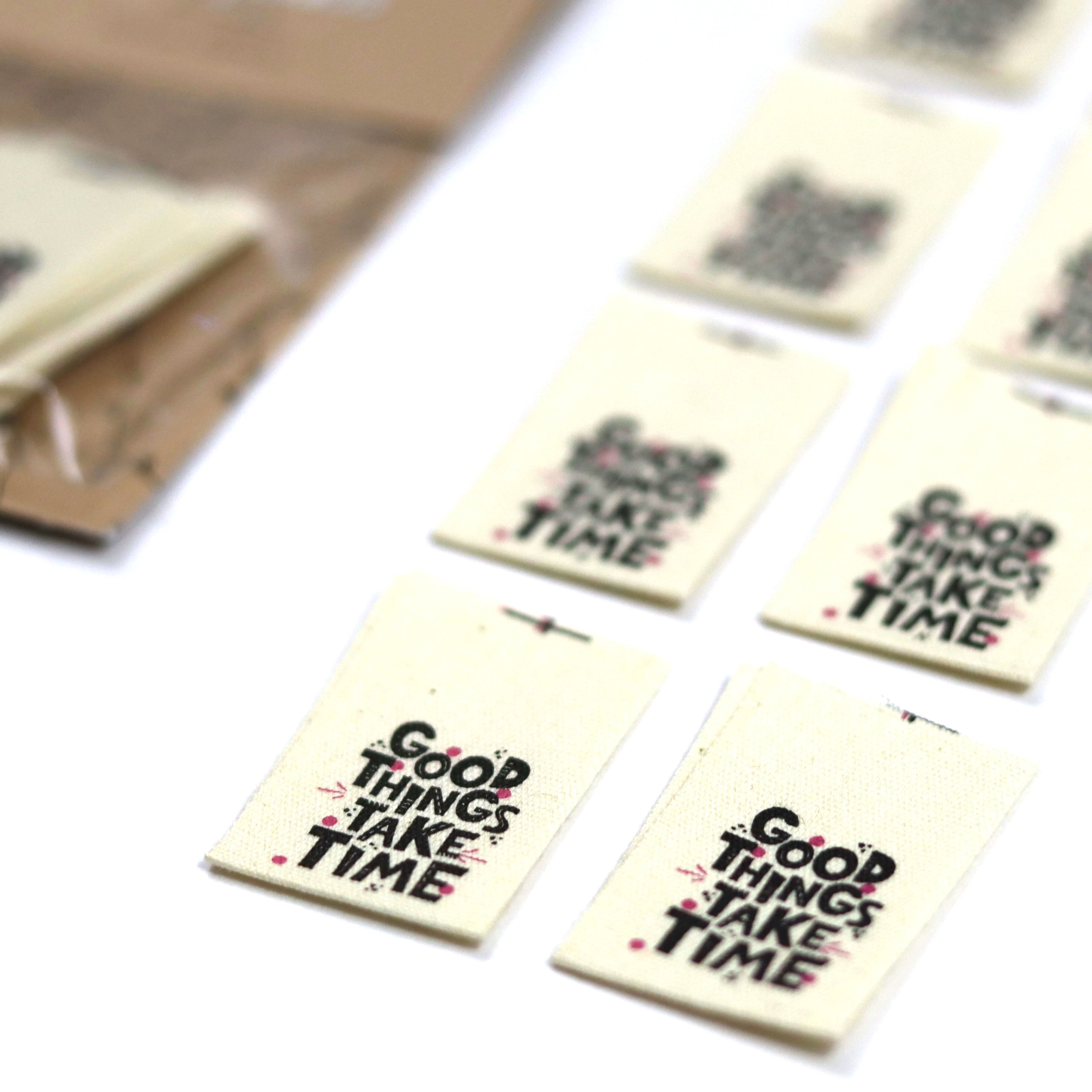 Good Things Take Time Multipack - Sew Anonymous - Sew In Labels