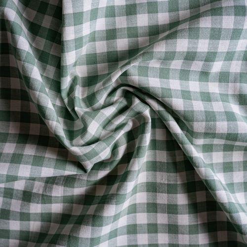 Green Small - Gingham Cotton