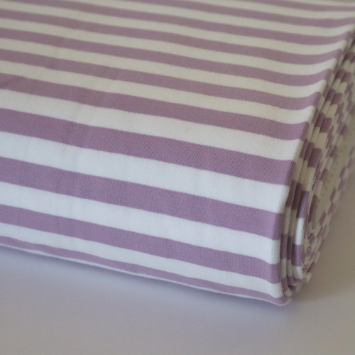 Lavender Stripes - French Terry