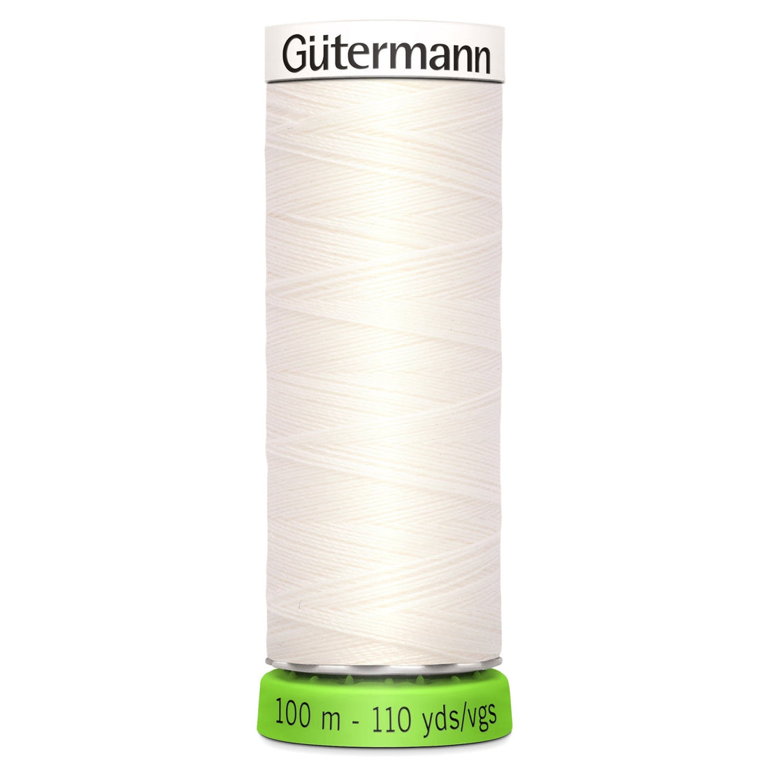 111 Bridal White - Gütermann Sew All rPET Thread 100m - sewecofabrics