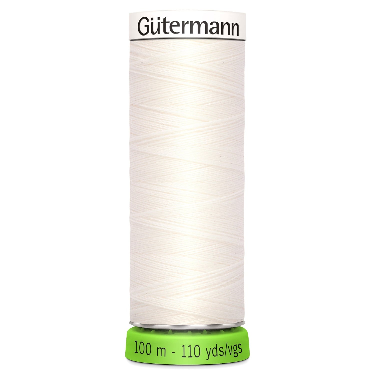 111 Bridal White - Gütermann Sew All rPET Thread 100m - sewecofabrics