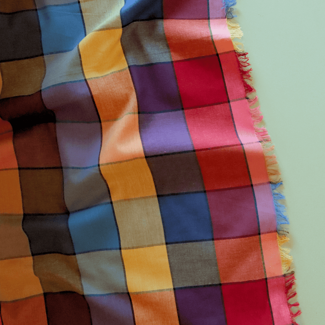 1.2m REMNANT - Circus Organic Cotton Fabric - sewecofabrics