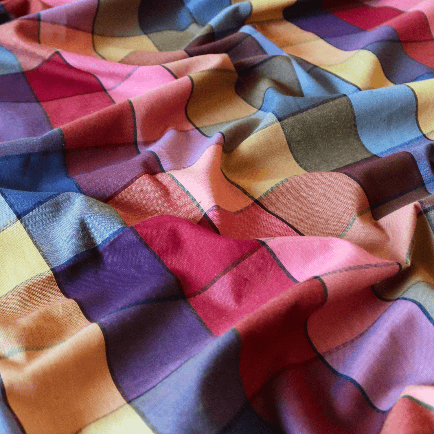 1.2m REMNANT - Circus Organic Cotton Fabric - sewecofabrics