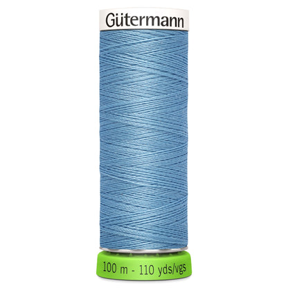143 Baby Blue - Gütermann Sew All rPET Thread 100m - sewecofabrics