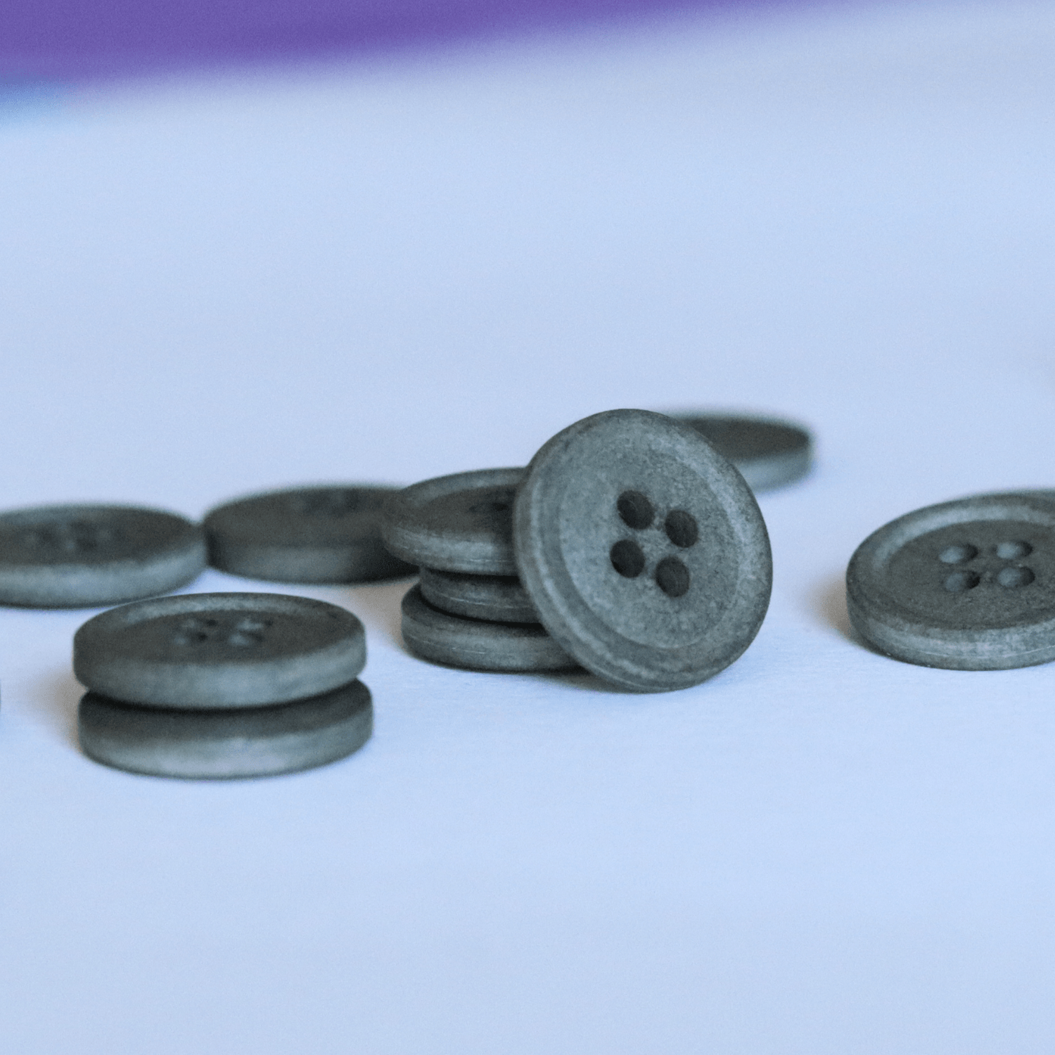 15mm Cotton Buttons - Spruce - sewecofabrics