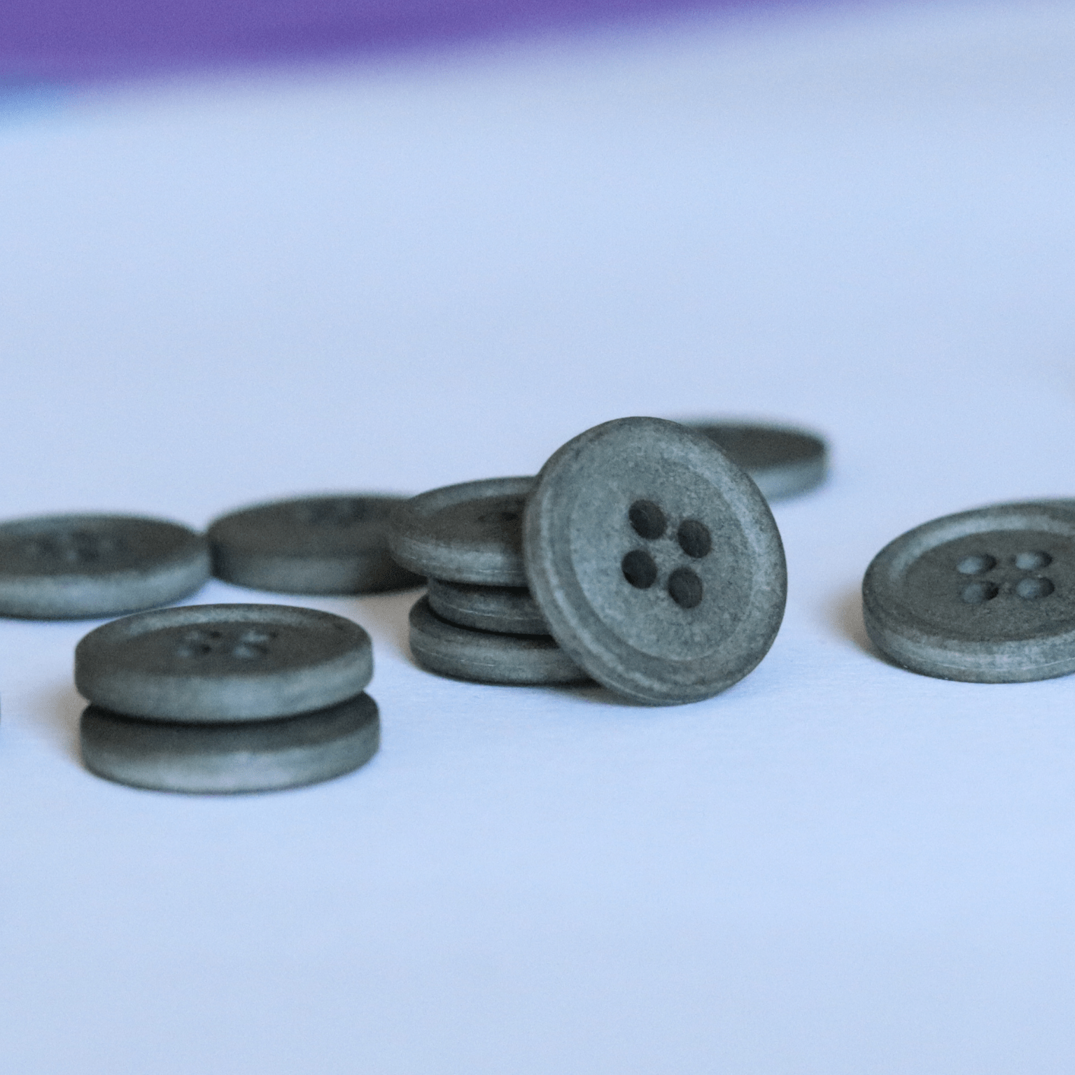 15mm Cotton Buttons - Spruce - sewecofabrics