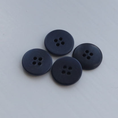 18mm Corozo Button - Navy - sewecofabrics