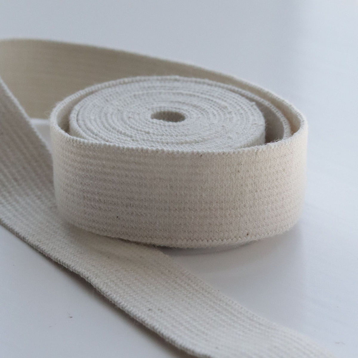 18mm Organic Cotton Elastic - sewecofabrics