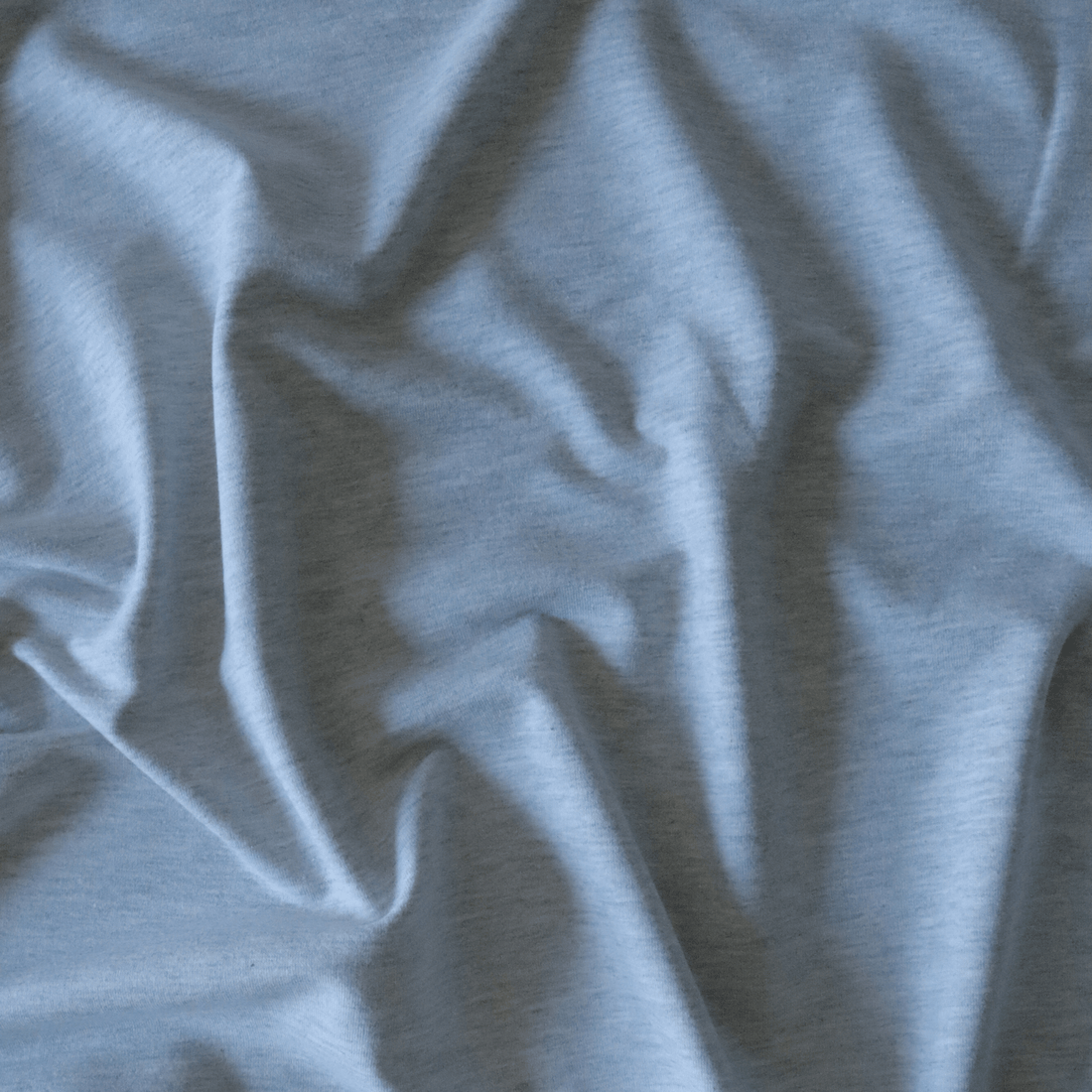 1m REMNANT - French Terry - Light Grey - sewecofabrics