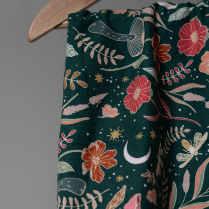 Flannel Cotton - Wildwood Nightfall Fabric