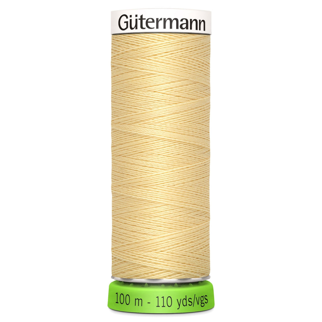 325 Lightest Yellow - Gütermann Sew All rPET Thread 100m - sewecofabrics