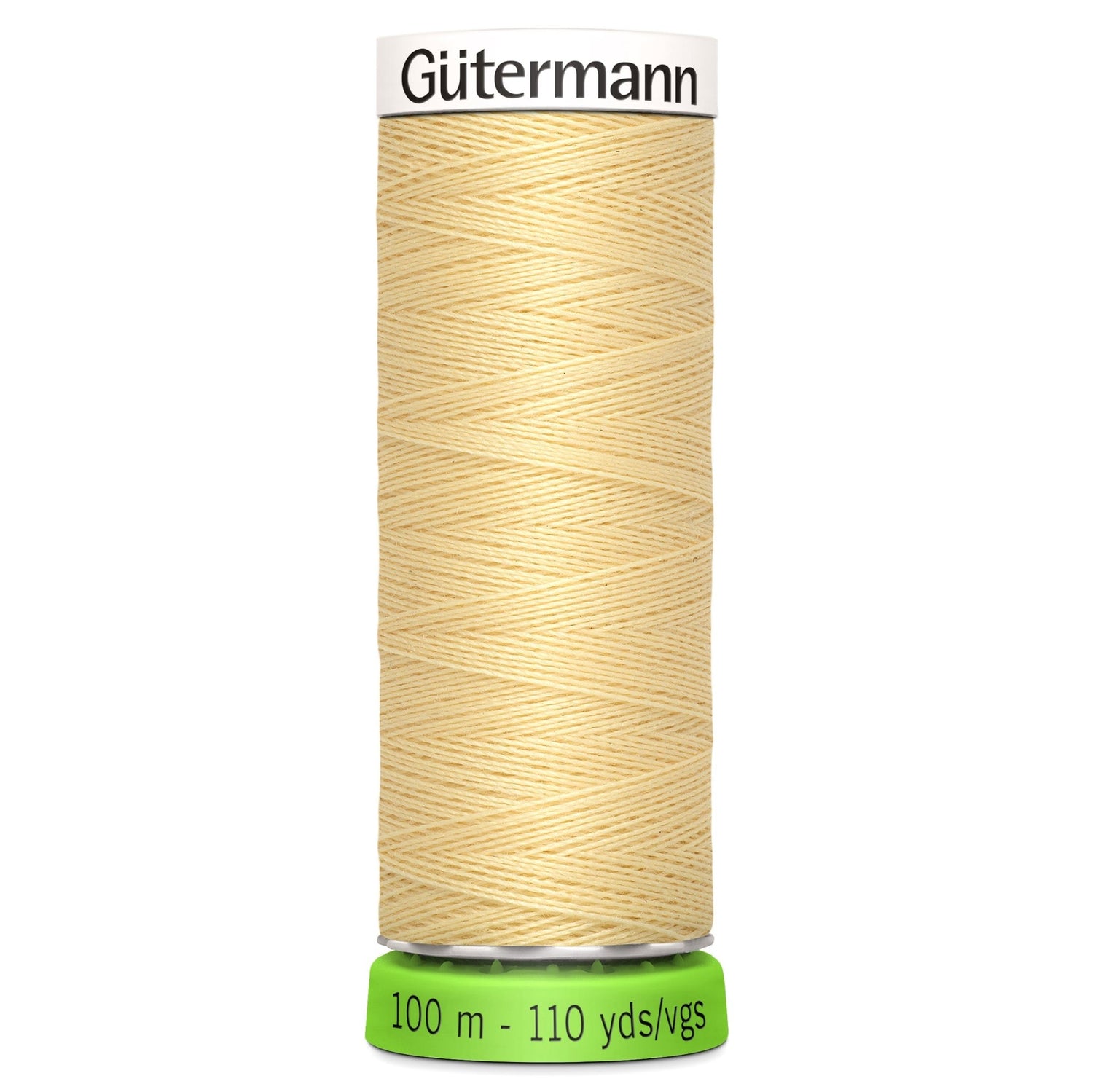 325 Lightest Yellow - Gütermann Sew All rPET Thread 100m - sewecofabrics