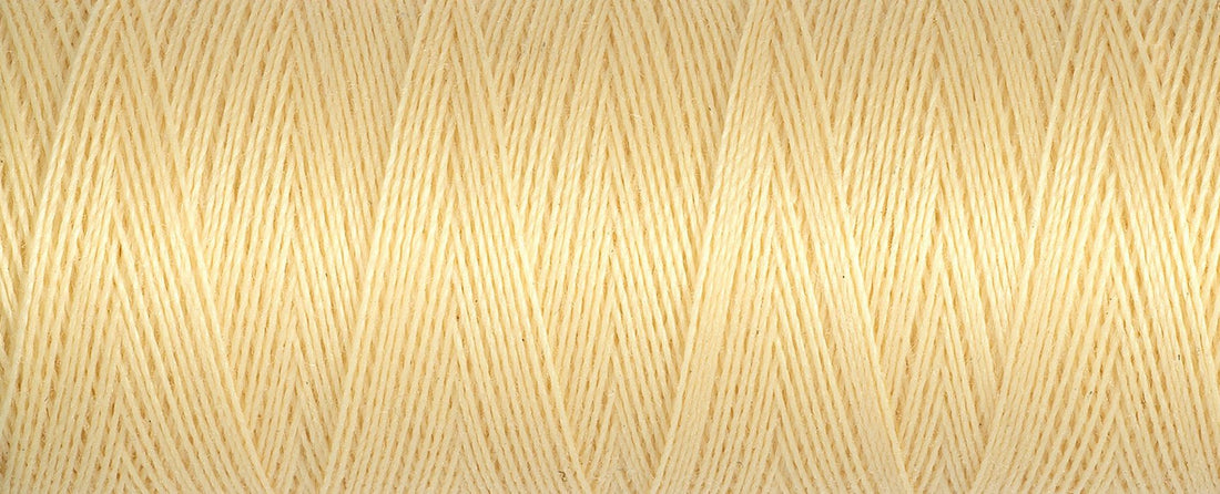 325 Lightest Yellow - Gütermann Sew All rPET Thread 100m - sewecofabrics