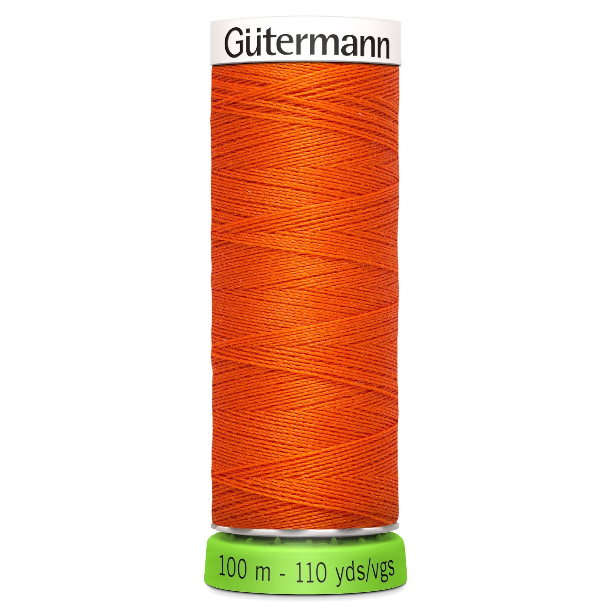 351 Bright Orange - Gütermann Sew All rPET Thread 100m - sewecofabrics