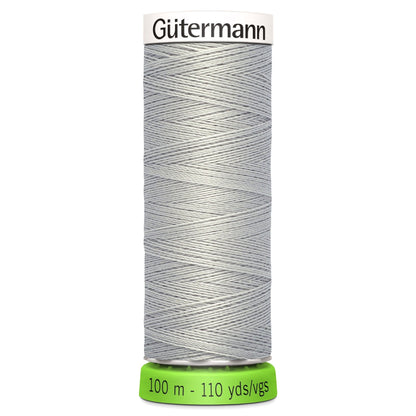 38 Fog Grey - Gütermann Sew All rPET Thread 100m - sewecofabrics