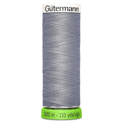 40 Silver Grey - Gütermann Sew All rPET Thread 100m - sewecofabrics