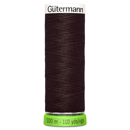 696 Mohogany - Gütermann Sew All rPET Thread 100m - sewecofabrics