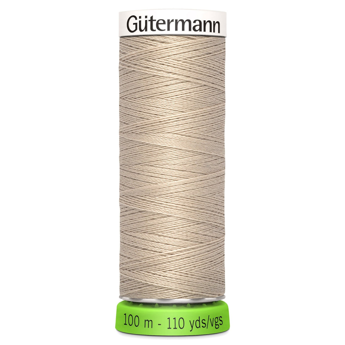 722 Bone Beige - Gütermann Sew All rPET Thread 100m - sewecofabrics