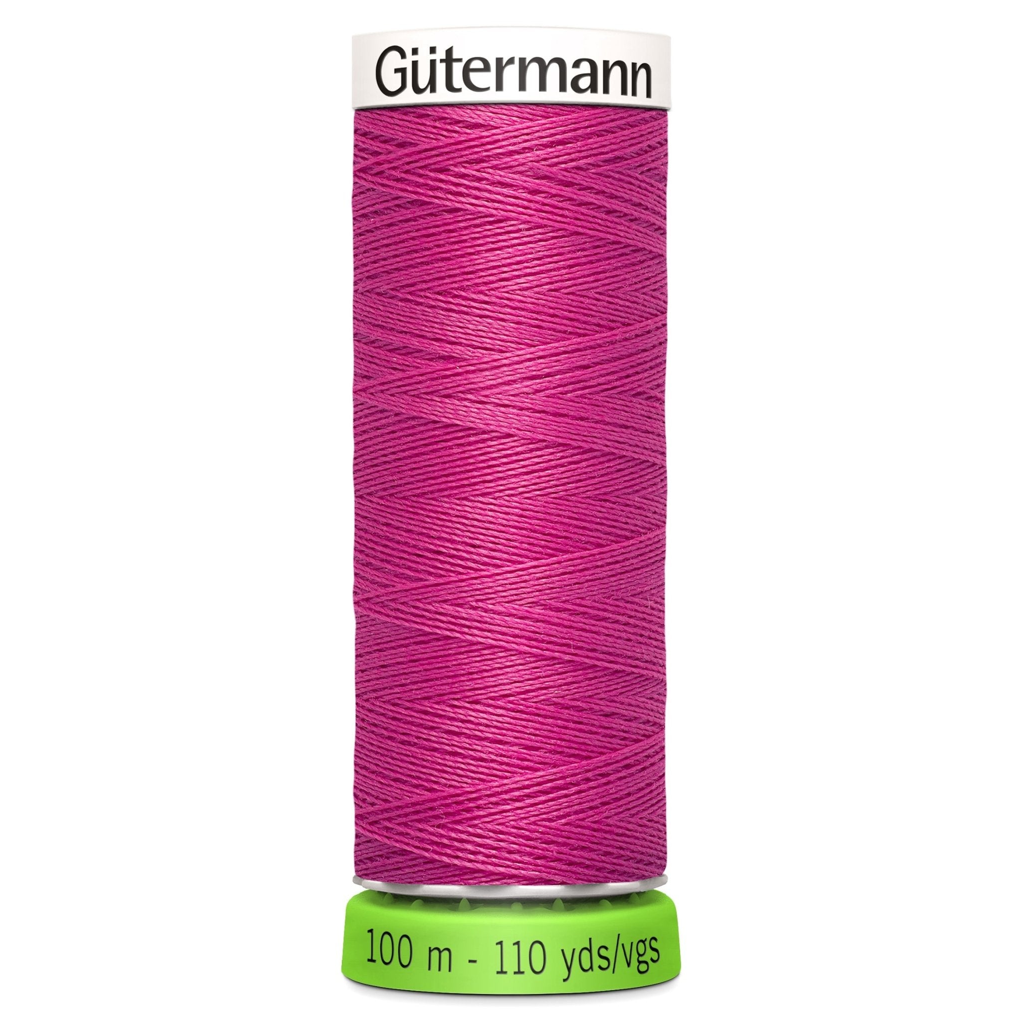 733 Hot Pink - Gütermann Sew All rPET Thread 100m - sewecofabrics