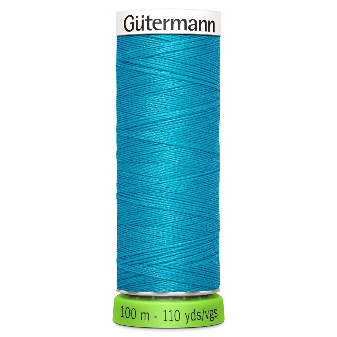 736 Cyan - Gütermann Sew All rPET Thread 100m - sewecofabrics