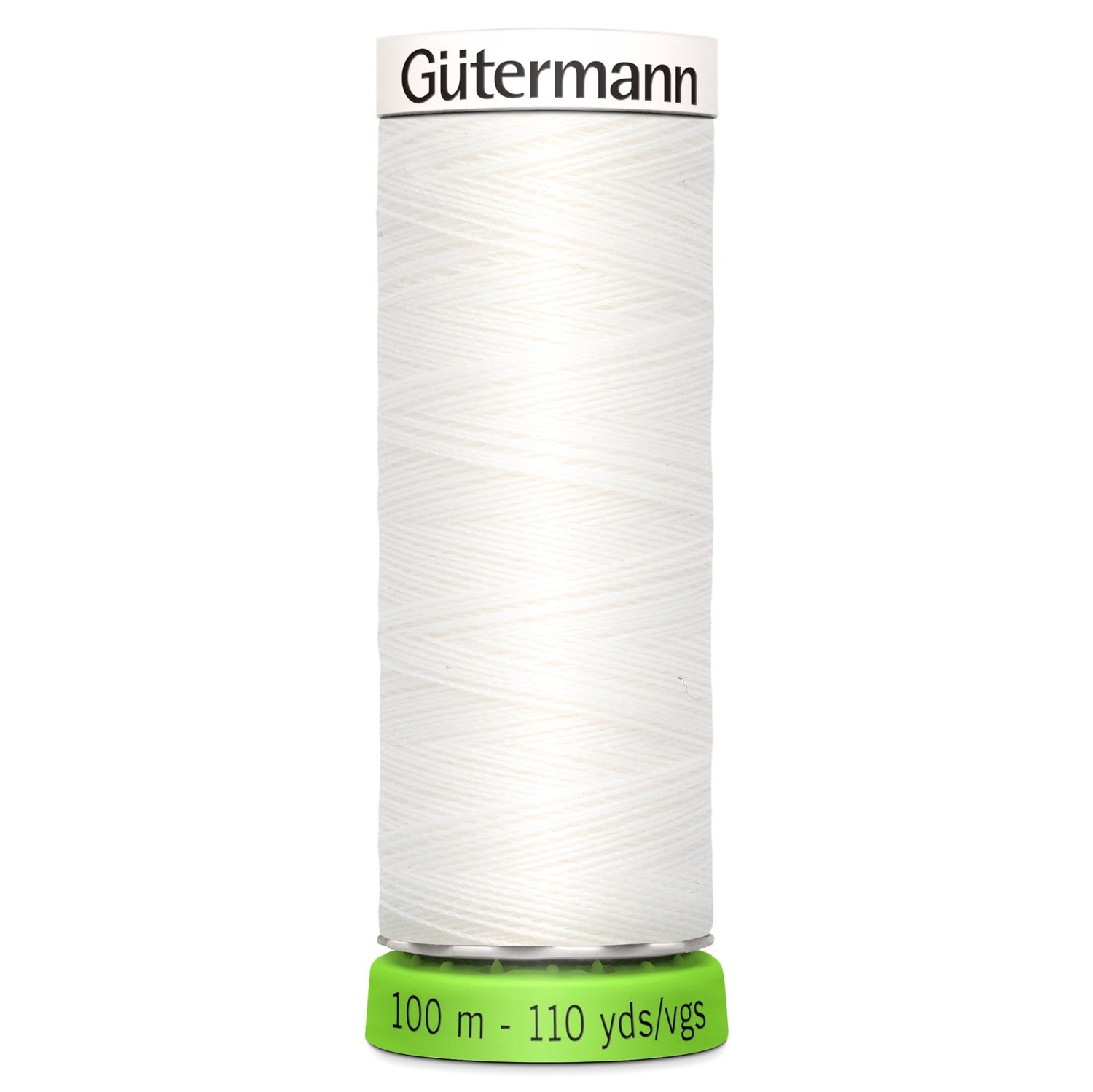 800 White - Gütermann Sew All rPET Thread 100m - sewecofabrics